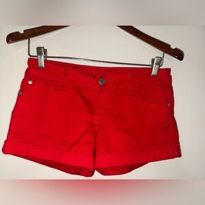 Celebrity Pink Red Shorts Summer Style